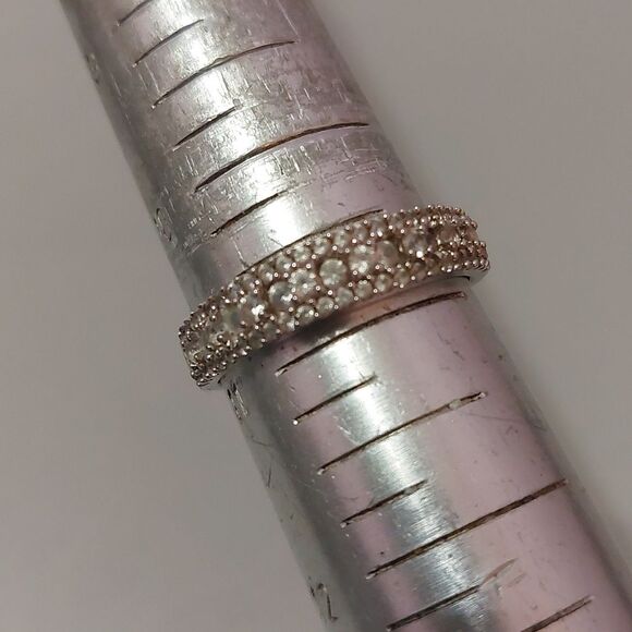 David Varsano Faux Crystals 925 Sterling Ring Size 10.75 - Picture 1 of 7